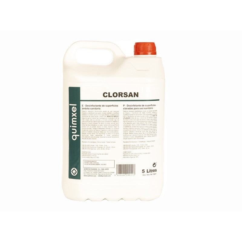 DESINFECTANTE DE SUPERFICIES ÁMBITO SANITARIO 5 L- CLORSAN