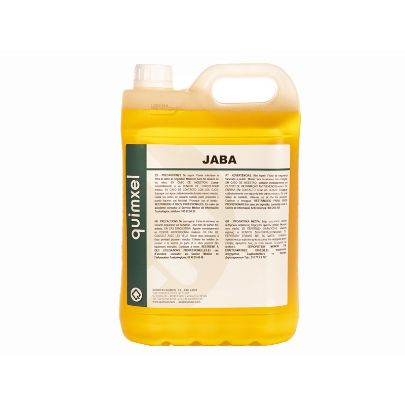LIMPIADOR JABONOSO MADERA Y PARQUET 5 L- JABA