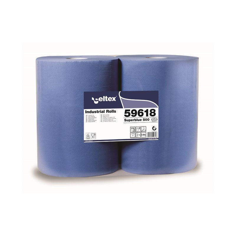 ROLLO CELULOSA SUPERBLUE 3C. 500 SERV (2 UDS)