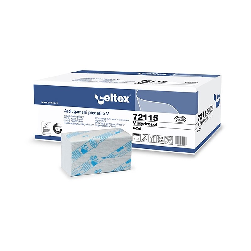 TOALLA MANOS V HIDROSOLUBLE 21.5X22 3C (15PAQX170UDS)